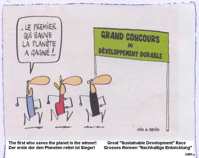 the sustainable development race...