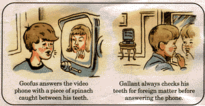 Goofus and Gallant in the year 2001