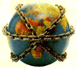 Our globe chained by 'Limits 
to Growth'